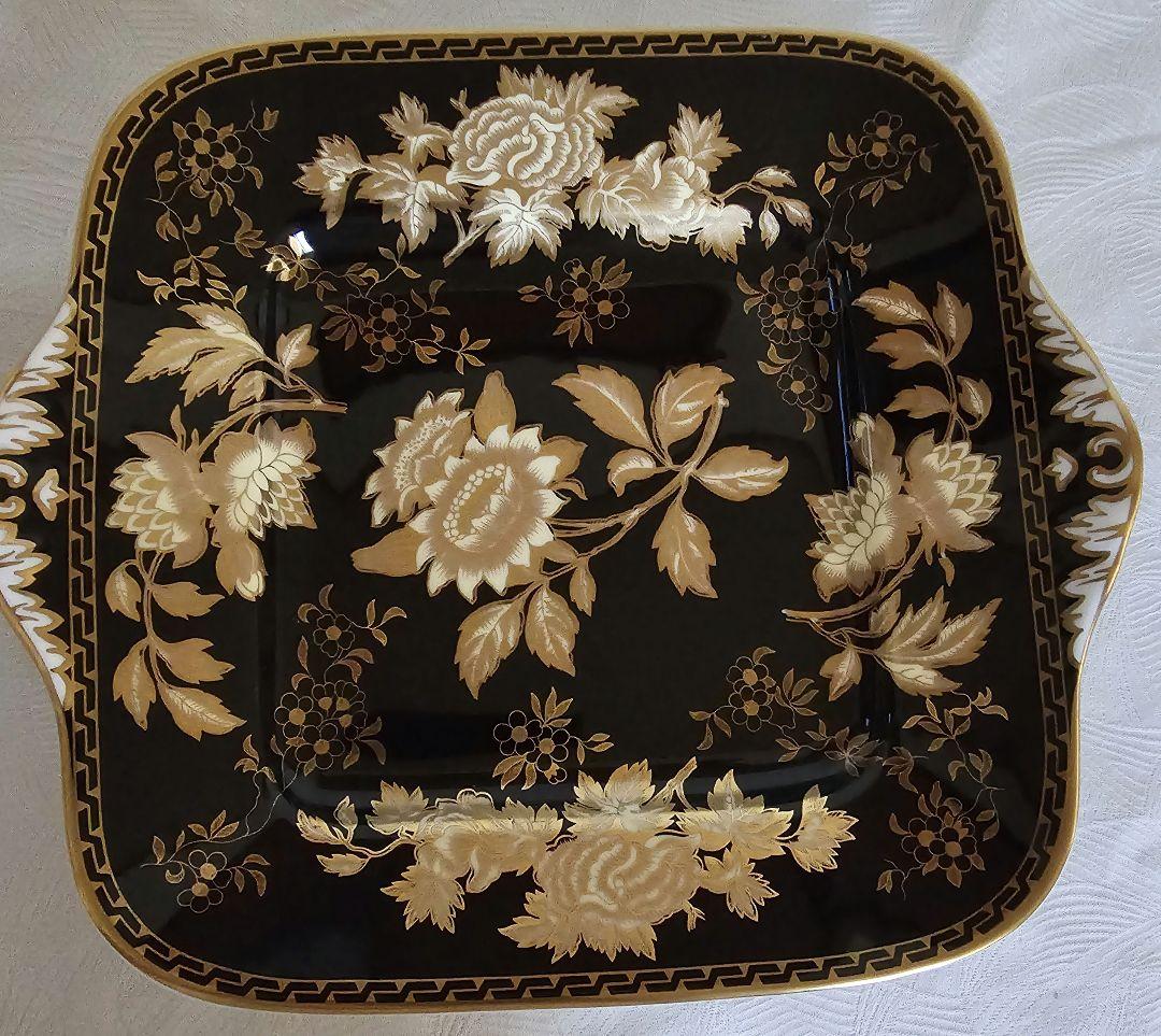 ウェッジウッドトンキンブラックスクエアプレート