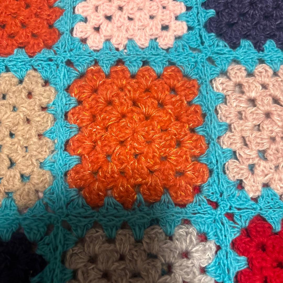 圧縮発送ハンドメイド かぎ針編みマルチカバーハンドメイド