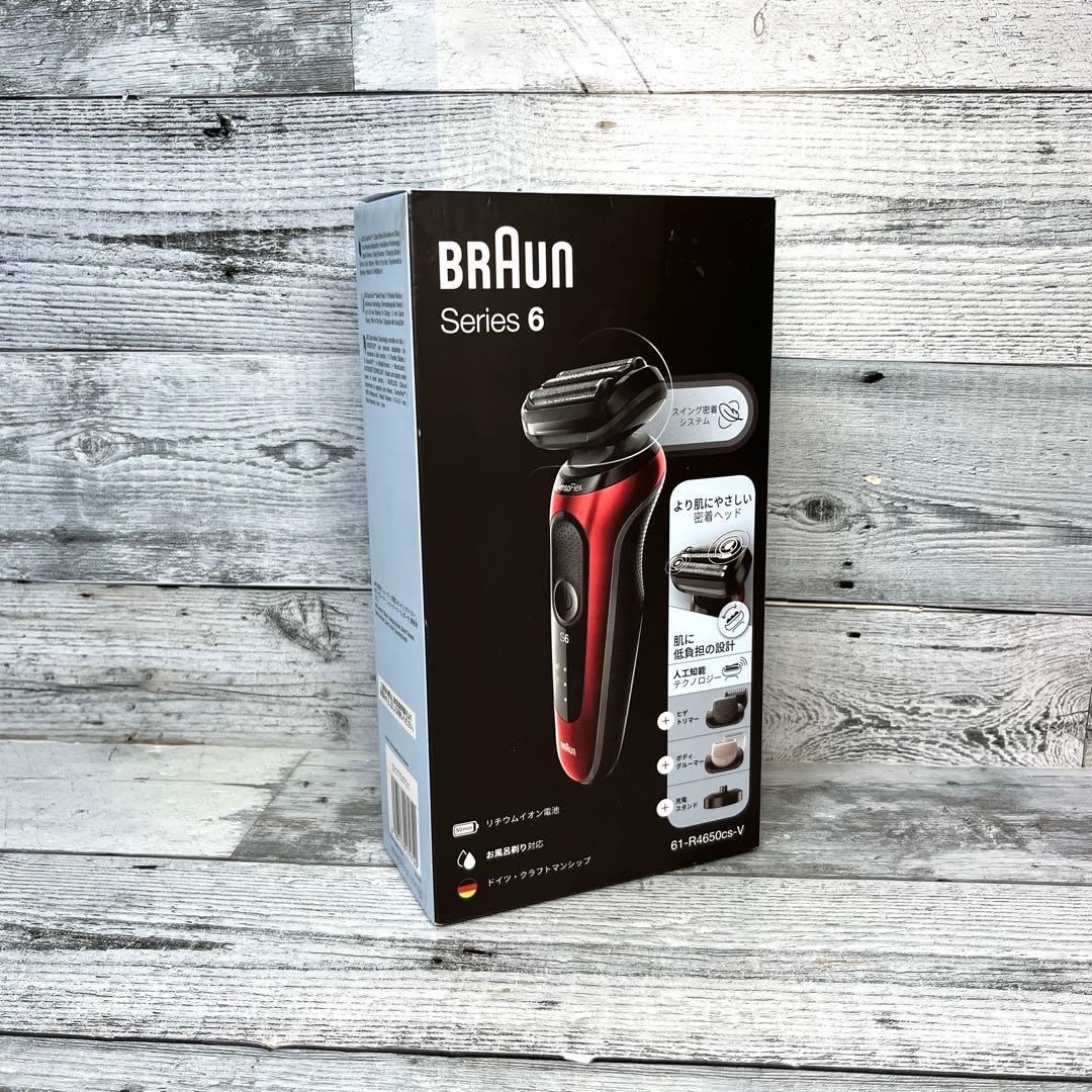 BRAUN ブラウン 密着シリーズ6 充電式シェーバー 61-R4650cs-V