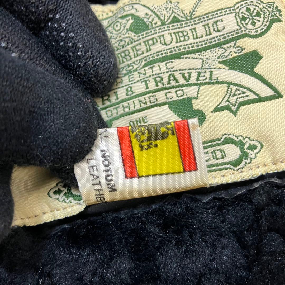 未使用級✨バナナリパブリック B-3 ジープスキン 本革 ムートンジャケット 黒