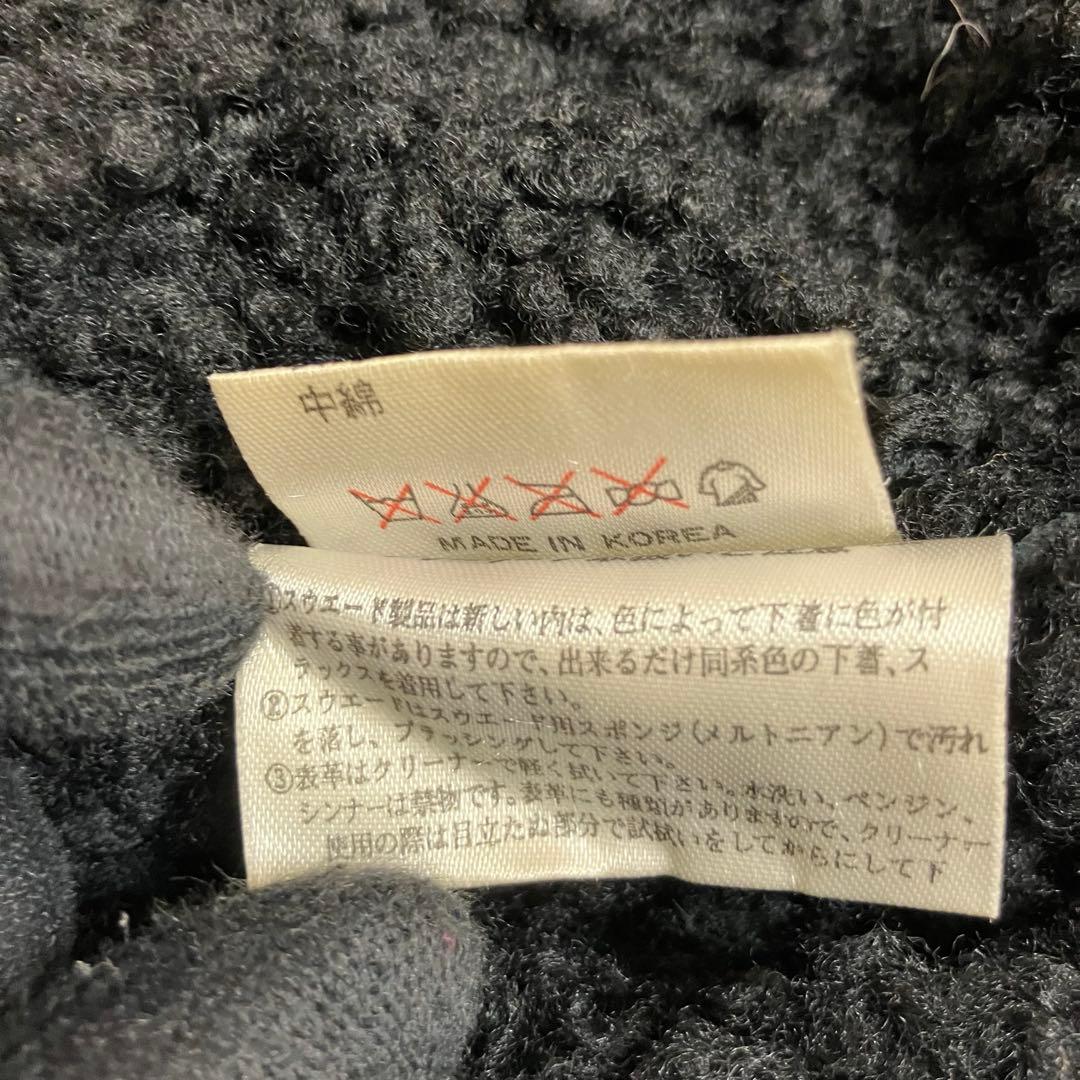 未使用級✨バナナリパブリック B-3 ジープスキン 本革 ムートンジャケット 黒