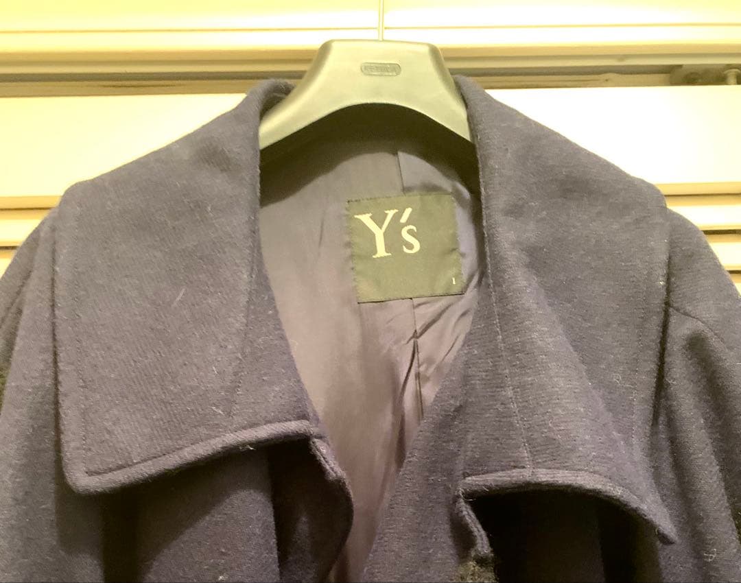 【SALE】ワイズ Ｙ's MODOなコート　濃紺　ヨウジヤマモト