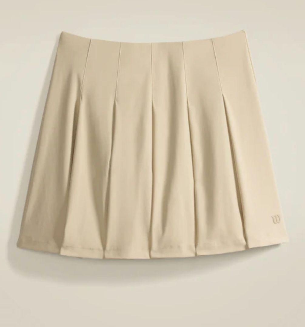 美品‼️Wilsonクラシック プリーツ スコート -M サファリ