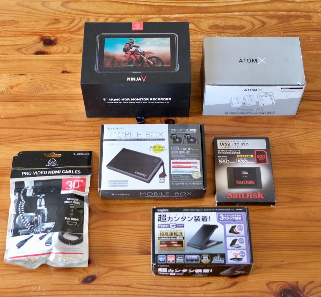 【未使用】ATOMOS Ninja V セット アトモスATOMNJAV01
