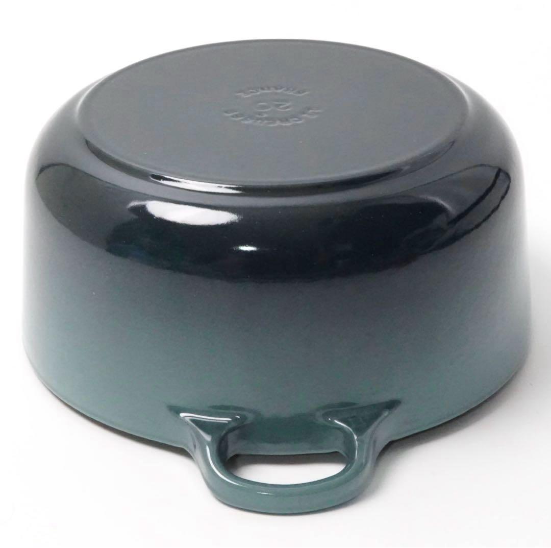 【美品】LE CREUSET　ココット ロンド オーシャン　20cm