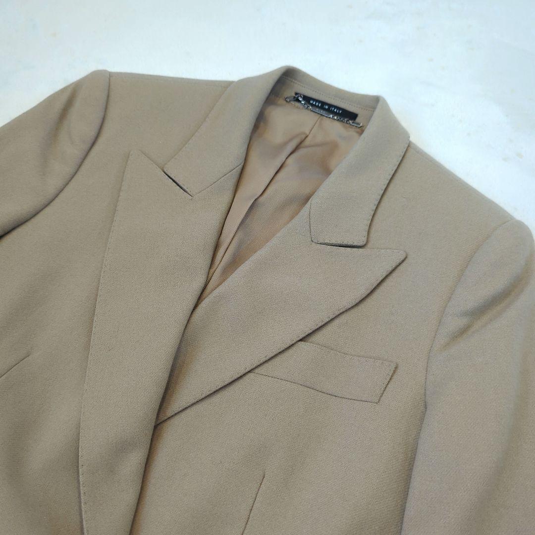人気 グッチ セットアップ ダブル パンツスーツ 40 44 ベージュ L