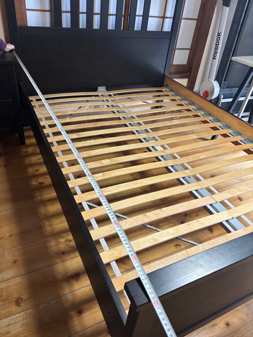 IKEA HEMNES ヘムネス ダブルベッド 140×200cm 送料込み