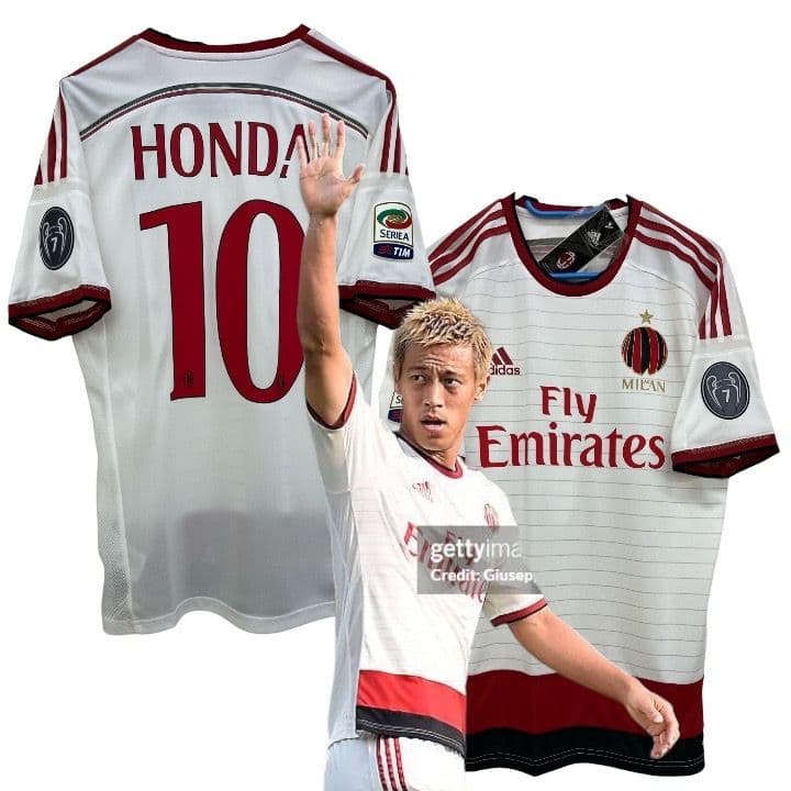 14-15 ACミラン　本田圭佑　アディダスオフィシャル　選手支給ユニフォーム