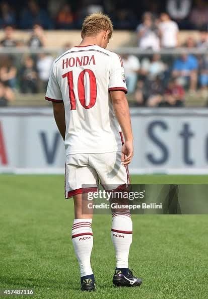 14-15 ACミラン　本田圭佑　アディダスオフィシャル　選手支給ユニフォーム