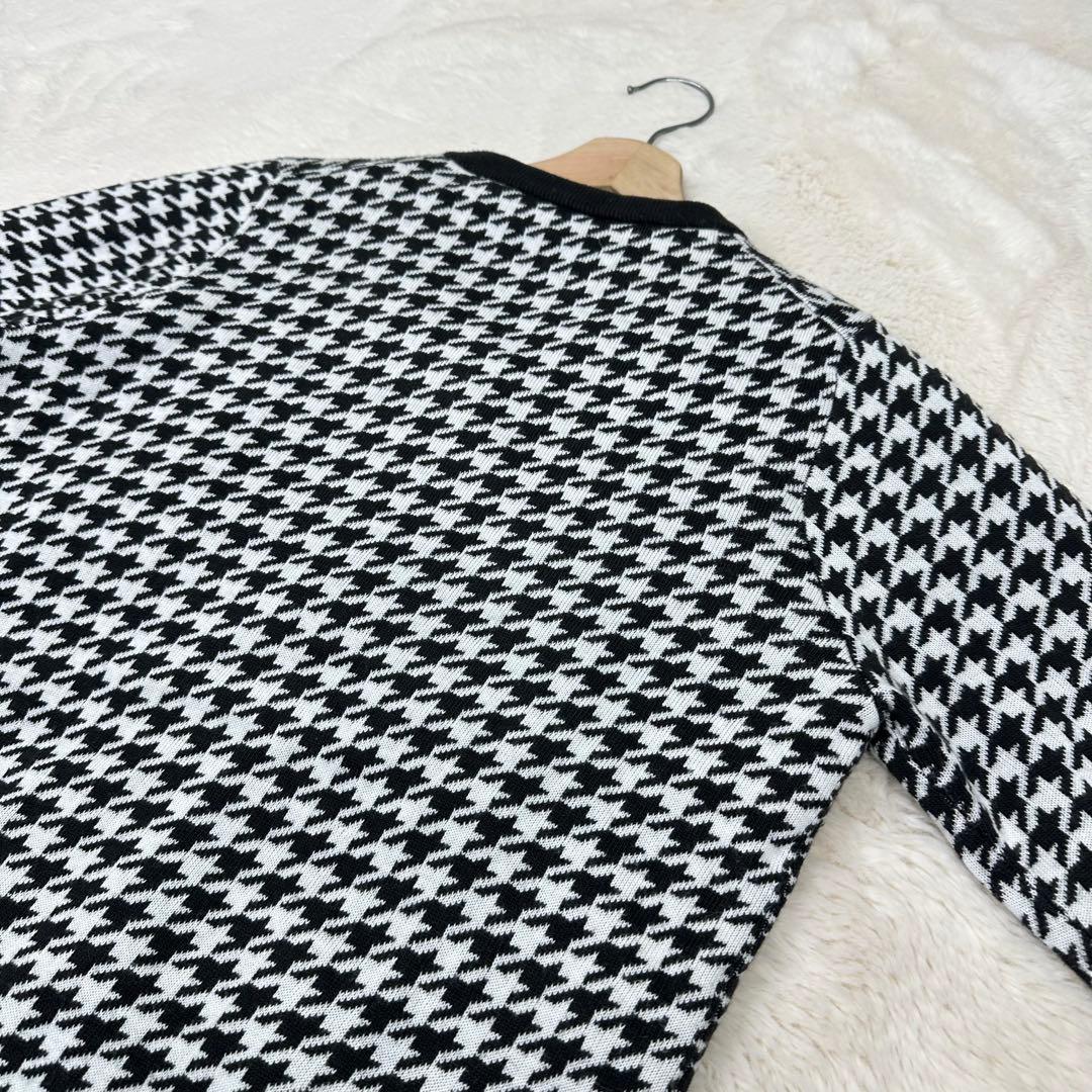 ✨美品✨キャロウェイ ゴルフ ニット セーター 千鳥格子 裏地付き 防風 金刺繍