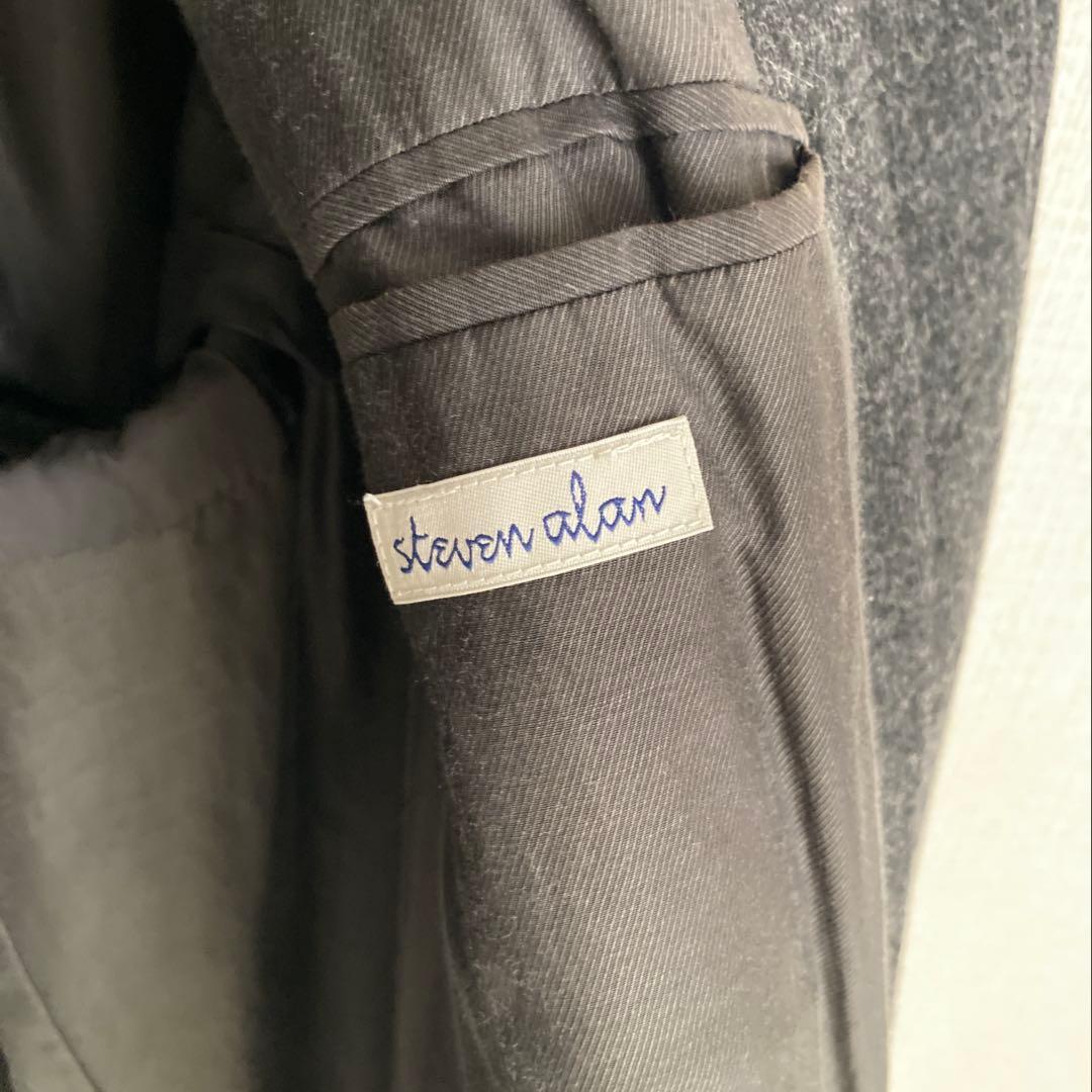 steven alan スティーブンアラン チャコール XL バルカラーコート