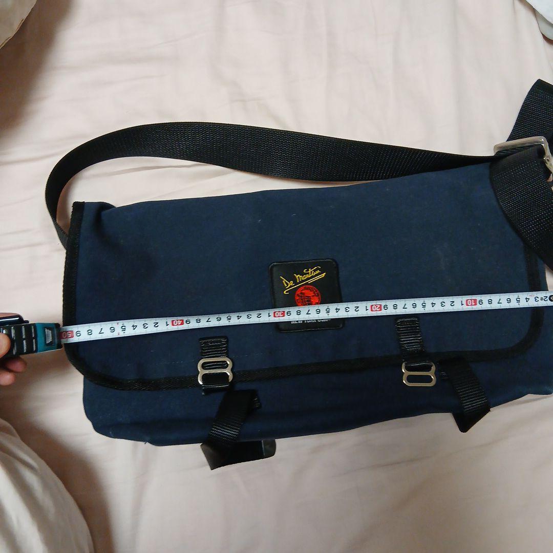 De Martin ネイビー メッセンジャーバッグ　ディマティーニ