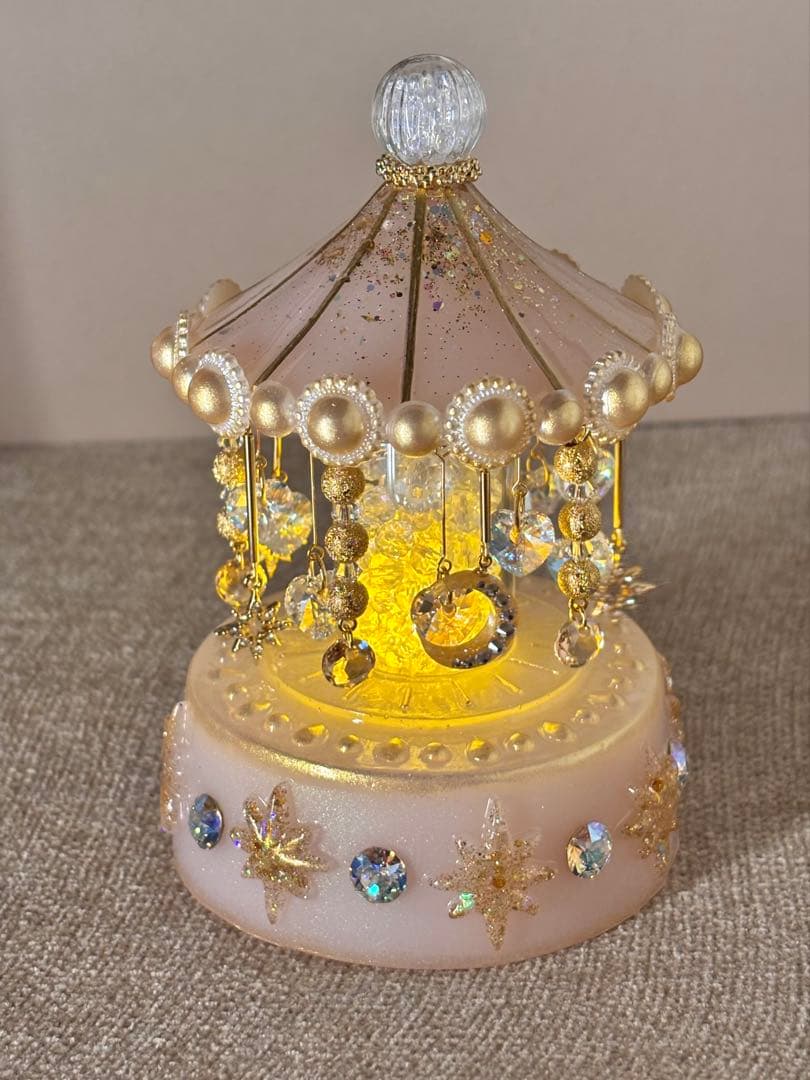 ハンドメイド　cocotte ライト　メリーゴーランド