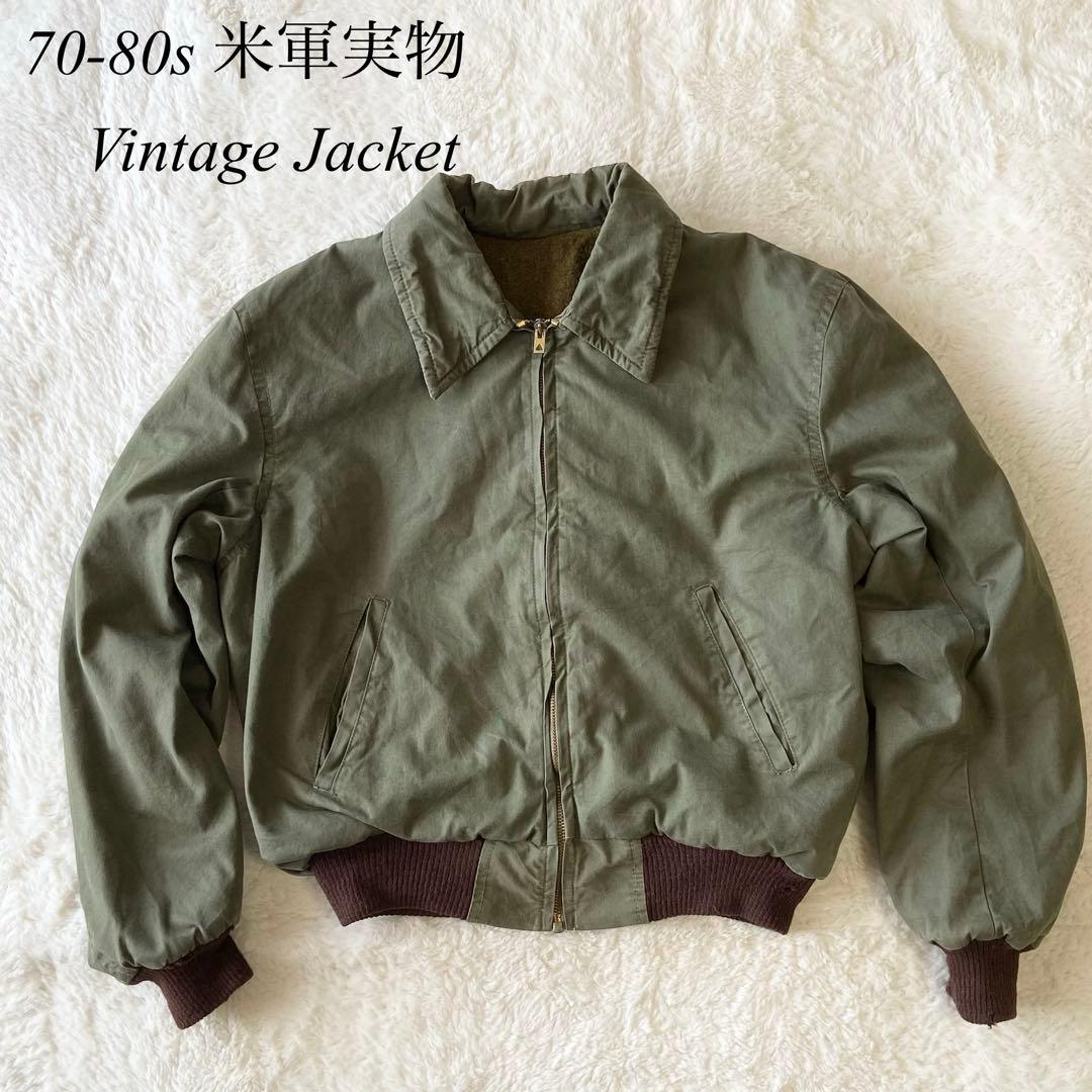 60-70s 米軍実物 CVC タンカースジャケットECLAIR zip