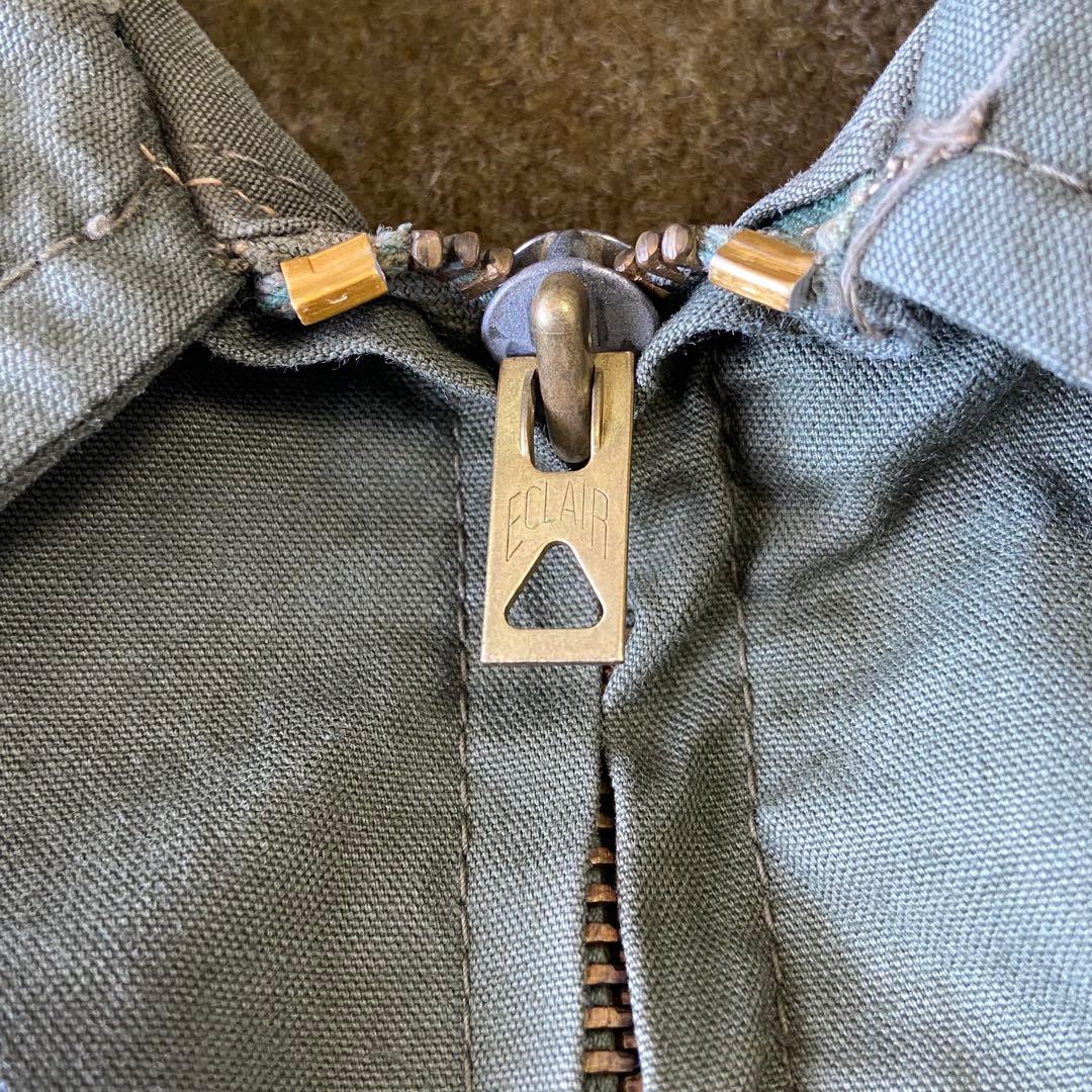 60-70s 米軍実物 CVC タンカースジャケットECLAIR zip