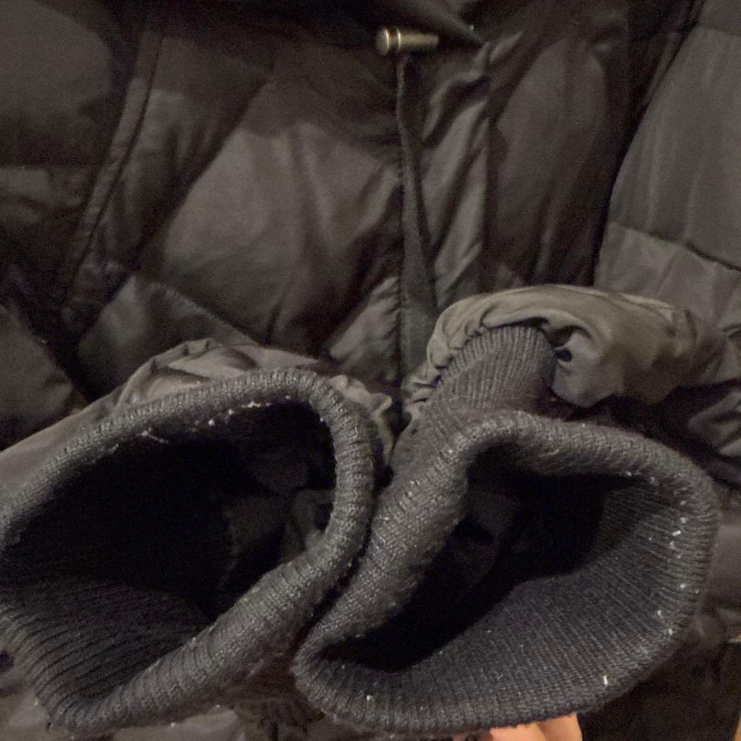 URBAN RESEARCH キルティングドロストダウン　ブラック