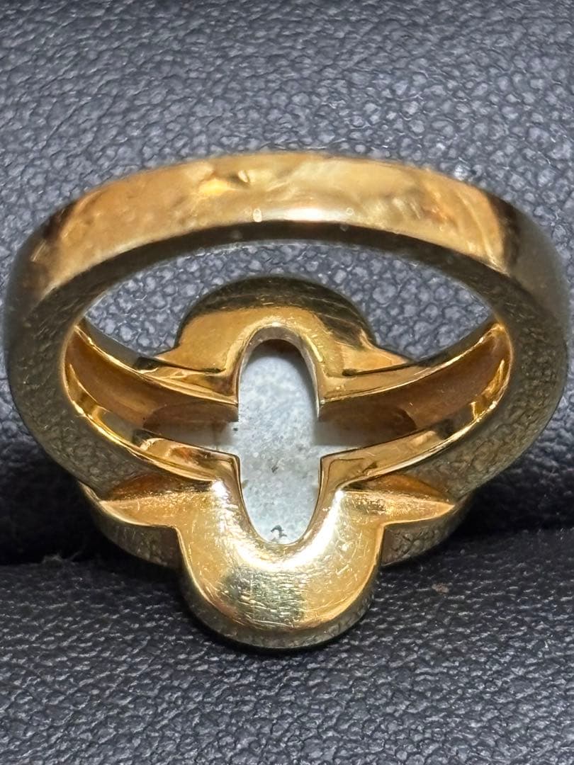 正規品♪Van Cleef & Arpels ピュアアルハンブラ　K18リング