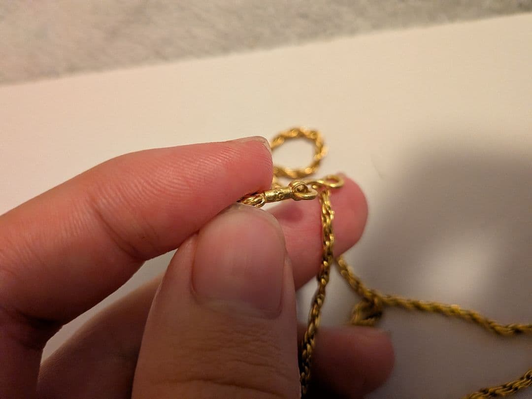 23金 7.1グラム ネックレス タイ製