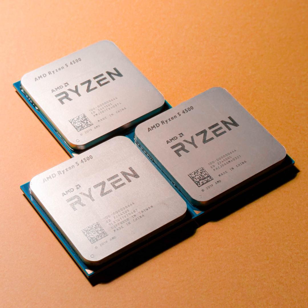 【動作品・訳あり品】AMD Ryzen 5 4500 CPU AM4 3個セット