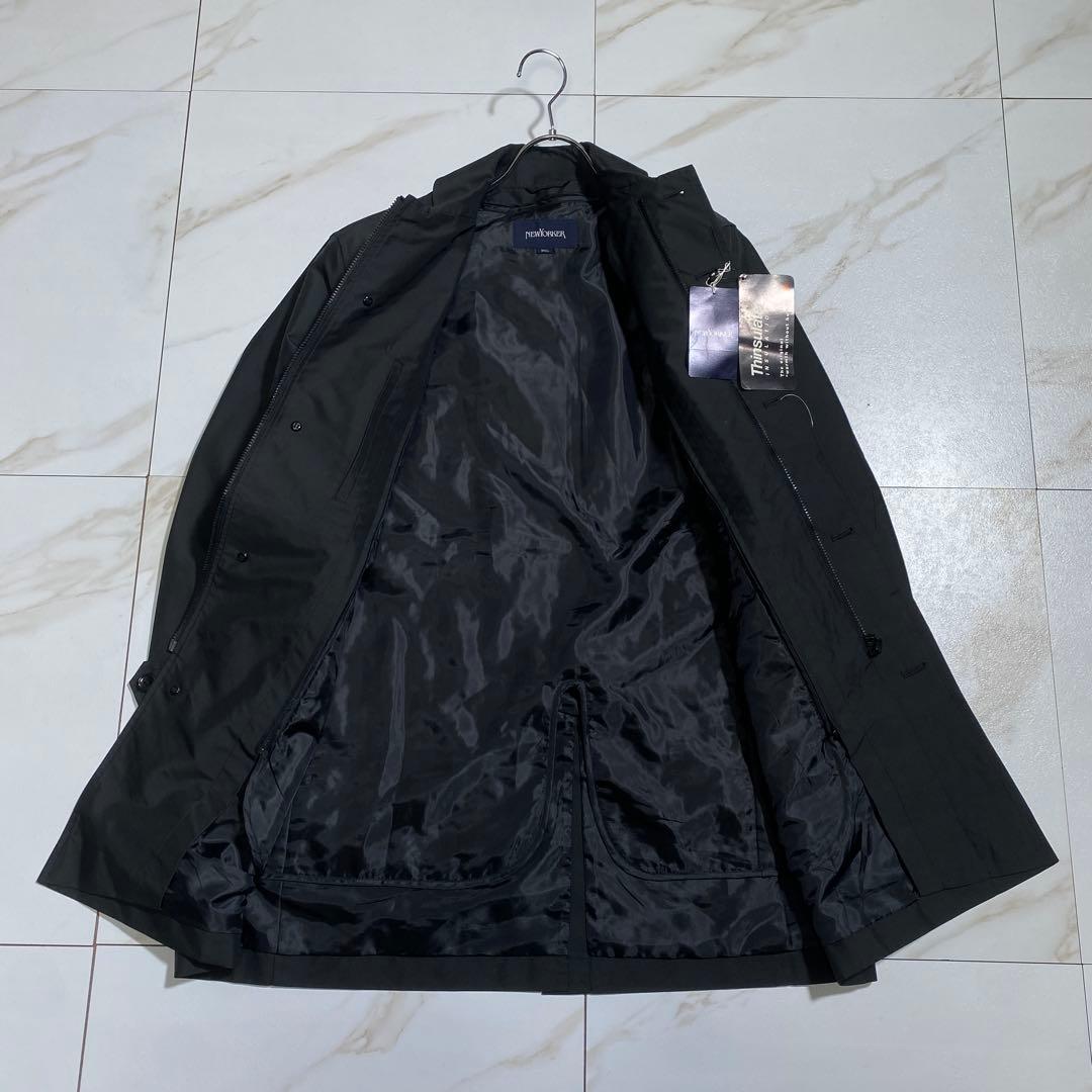 新品⭐︎ニューヨーカー 中綿ステンカラーコート 比翼ボタン シンサレート ライナー