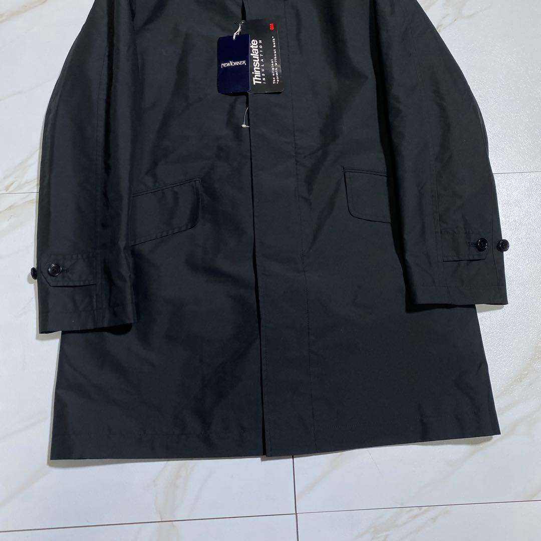 新品⭐︎ニューヨーカー 中綿ステンカラーコート 比翼ボタン シンサレート ライナー