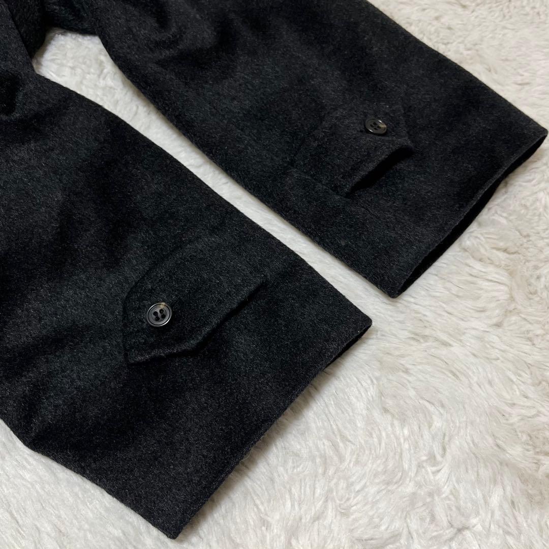 美品　メンズ L&B カシミヤ100% ロングコート　ステンカラーコート　M L