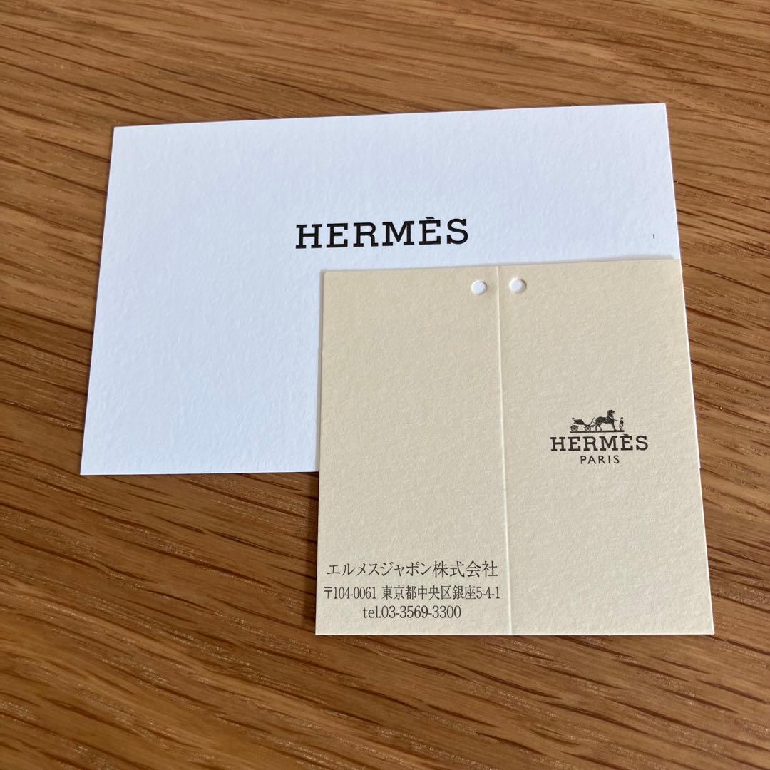 【ぺこちゃん】【新品未使用】HERMES カルヴィデュオ 　ローズアザレ
