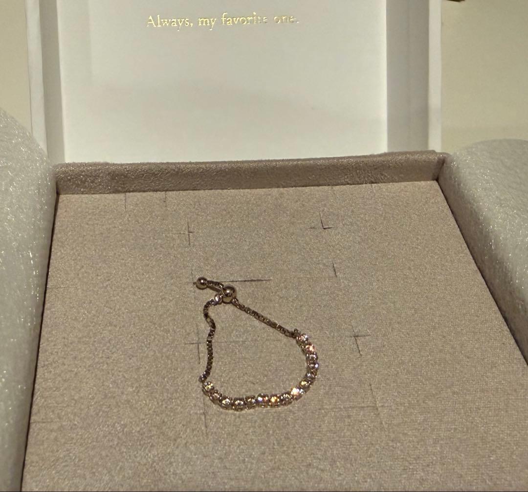 ete ラインストーン　チェーンリング　M