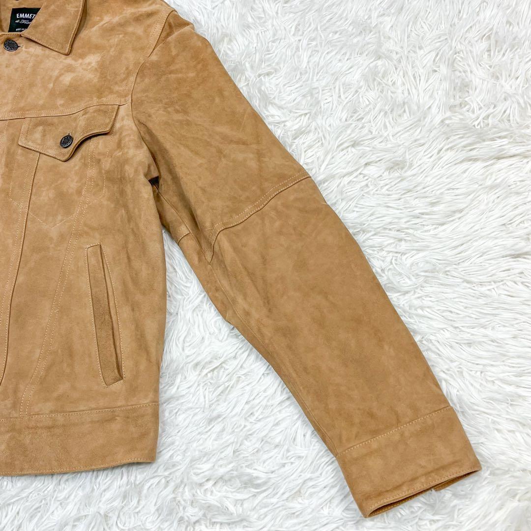 タマポツ様 エンメティ JACK スエード トラッカージャケット 月桂樹ボタン