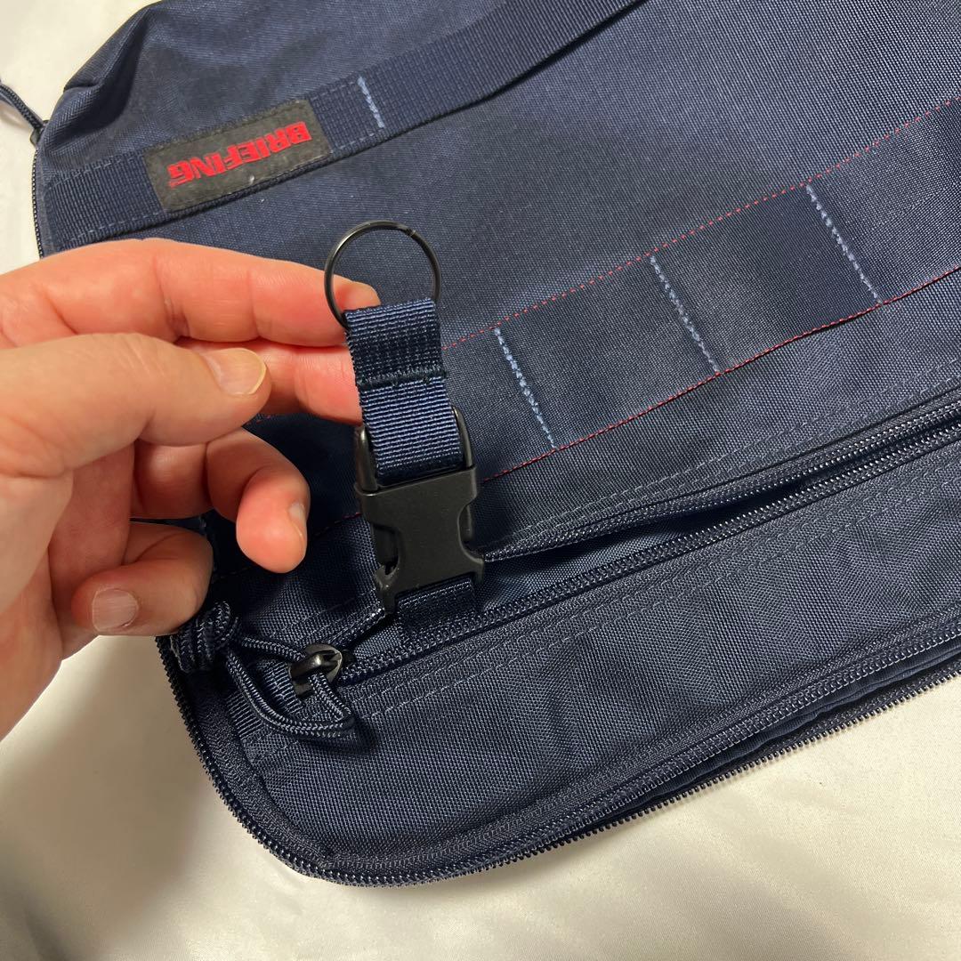 BRIEFING ネイビー ケース モールシステム付き