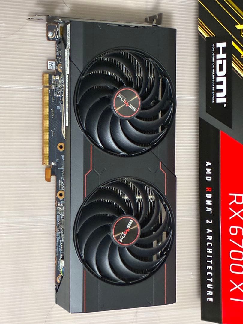 グラフィックボード・グラボ・ビデオカード Radeon Sapphire pulse RX6700XT 12GB