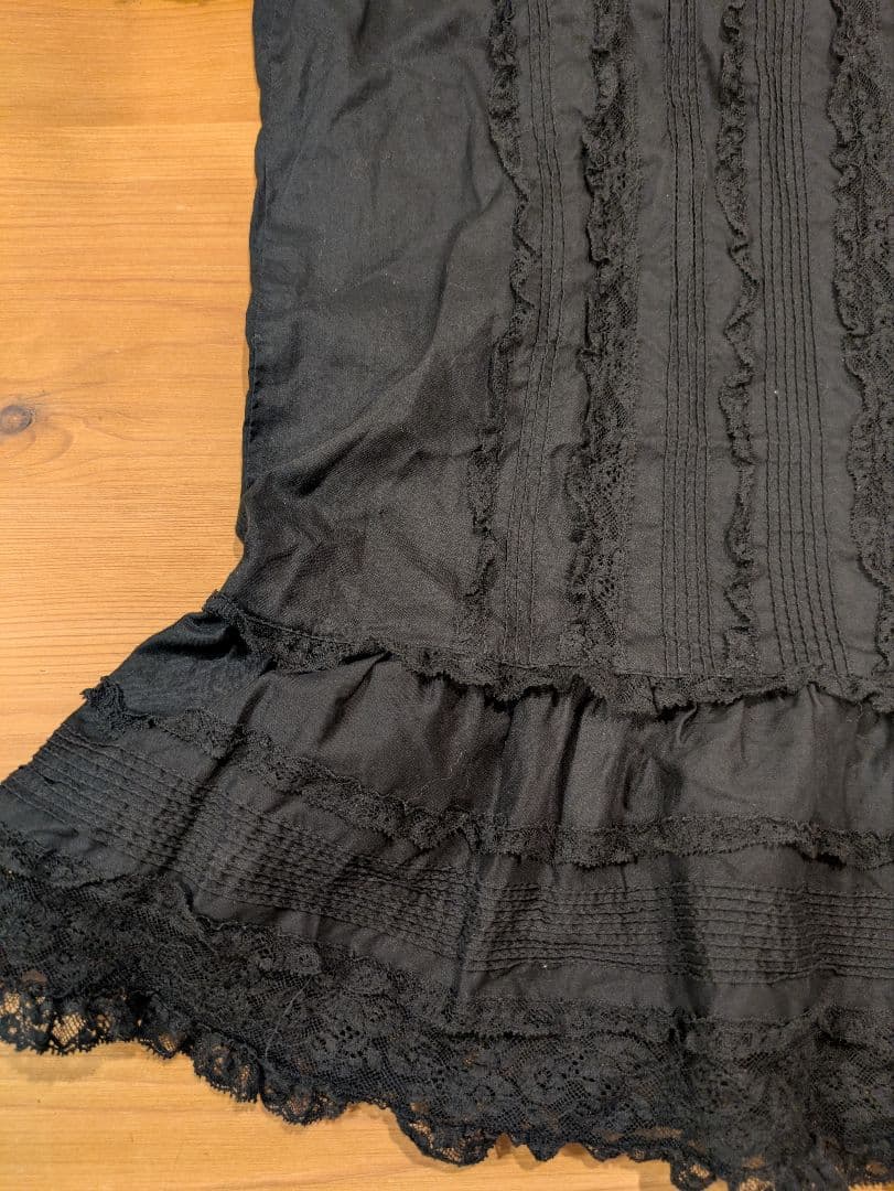 ピンクハウス ピンタック、フランスレース、リボン、フリルスリーブ ブラウス値下げ