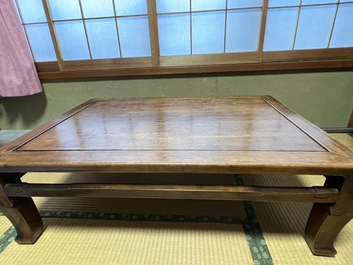中古レトロ卓、和テーブル、73×104×33