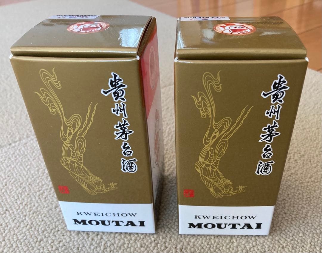 【新品未開封】貴州茅台酒 マオタイ酒 MOUTAI 100ml 53% ×2本