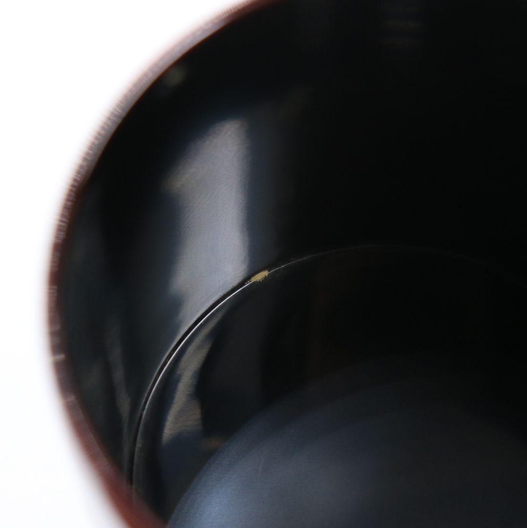 竹内幸斎作 蕨蒔絵 金輪寺 茶器 溜塗 共箱 茶道具　C42