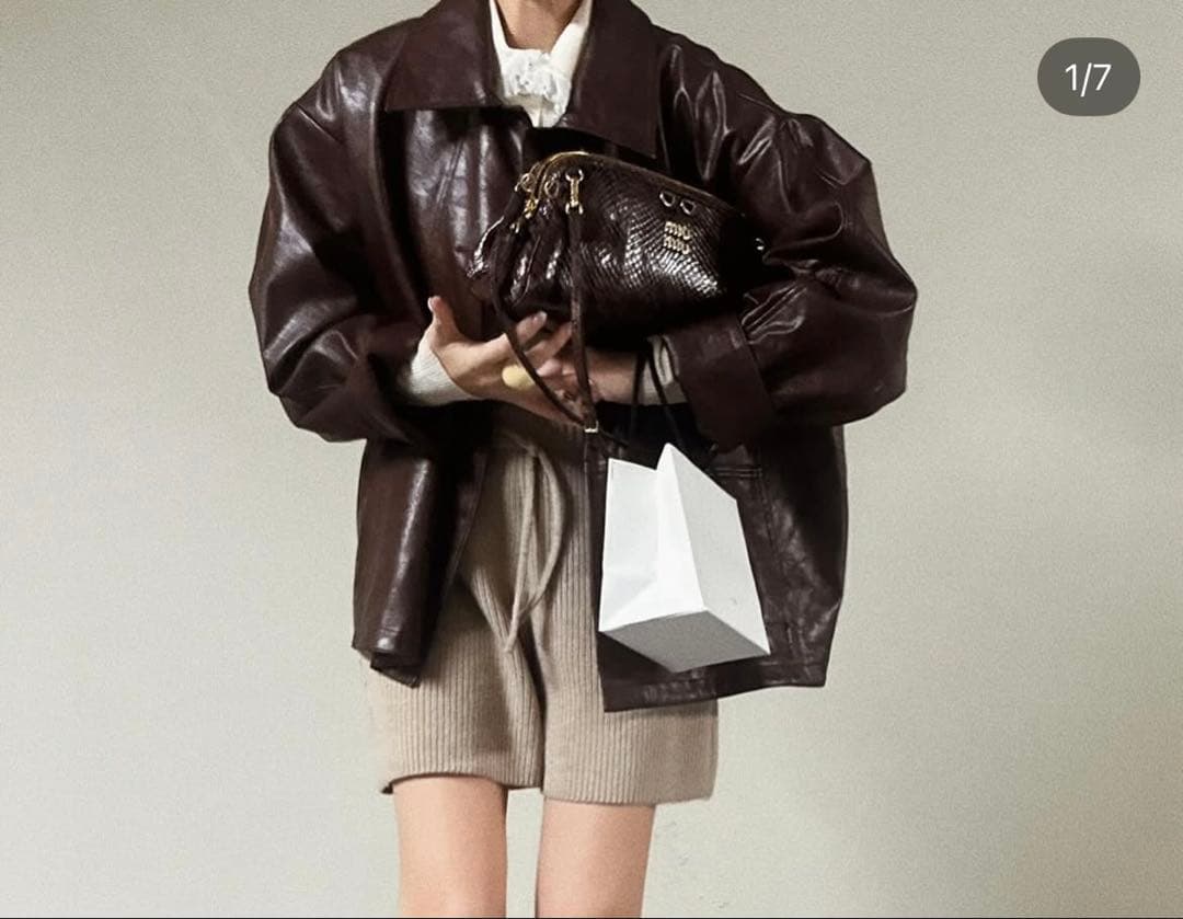 machatt【未使用】エコレザージャケット