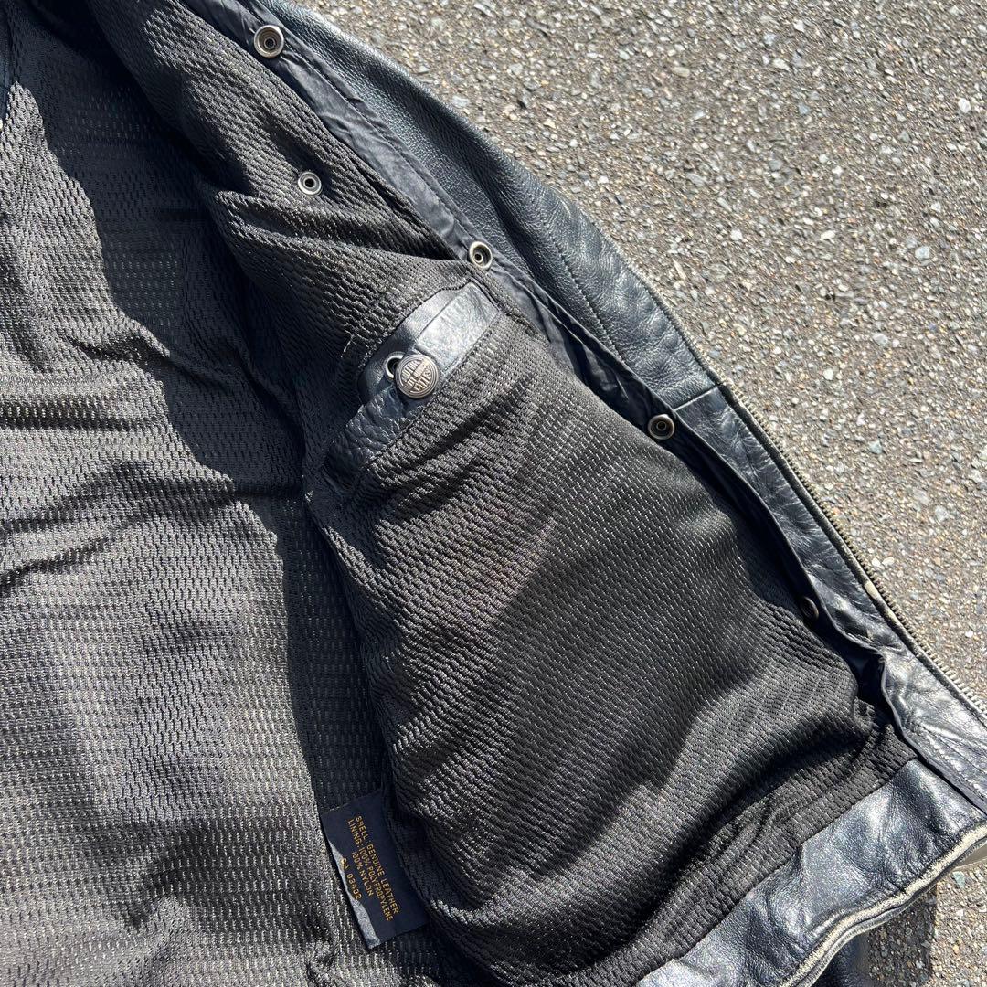 Harley Davidson レザージャケット　革ジャン　ライダース　グランジ