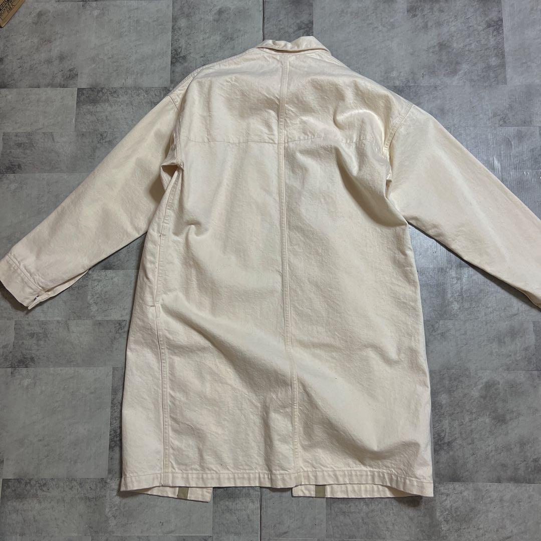 JIL SANDER + White Denim Coat ステンカラーコート