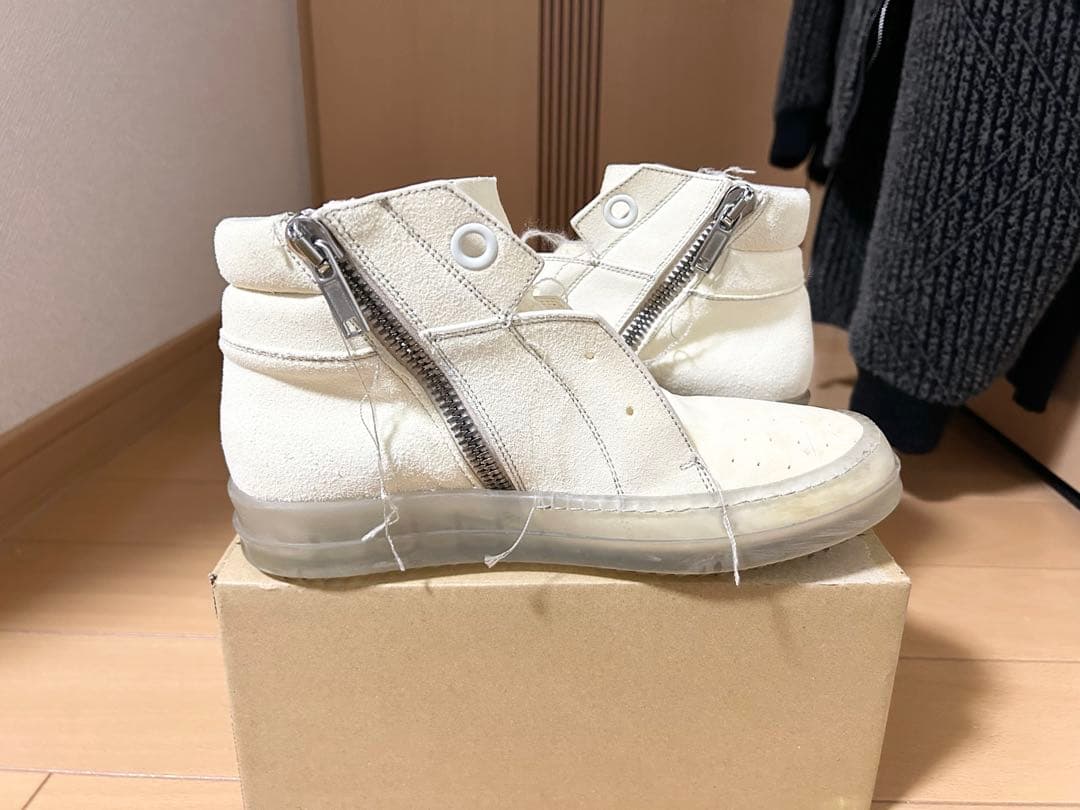 RICK owens リックオウエンス スニーカー レザー クリアソール 美品