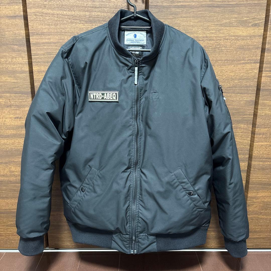 【最終値下げ】Ｌ 極美品NITRAIDリアルストーン MA1型ダウンジャケット