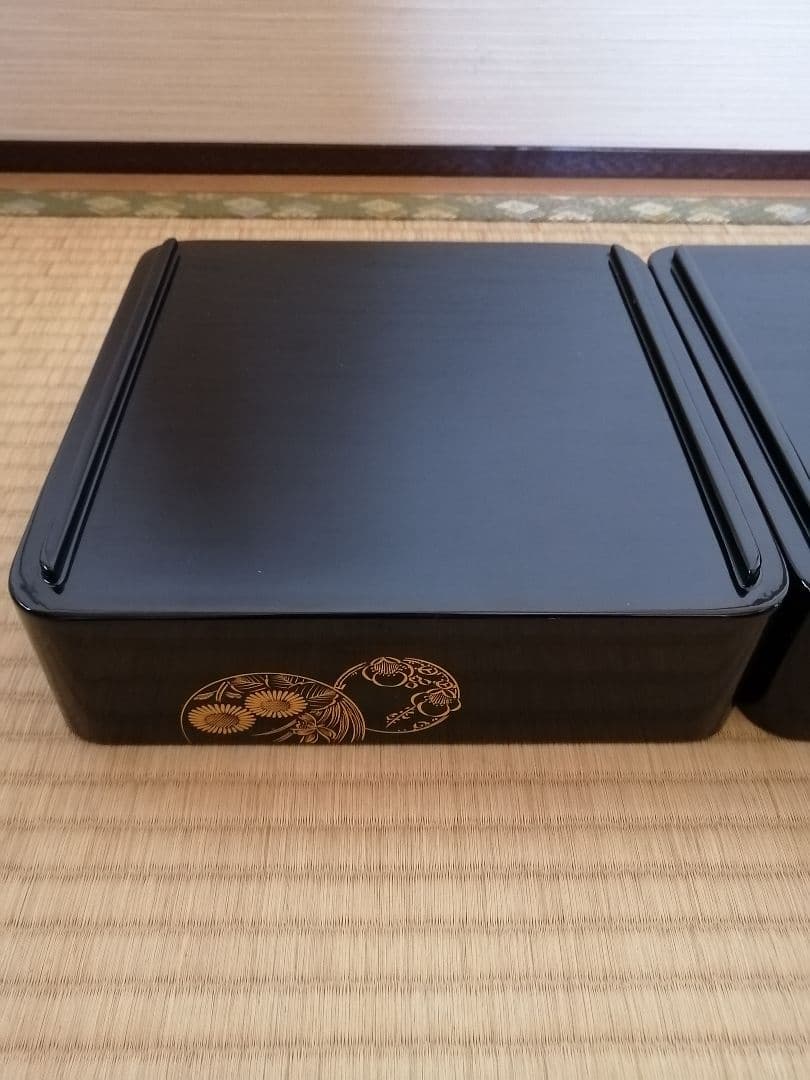 【輪島塗】最終値下げ　沈金　二段　重箱