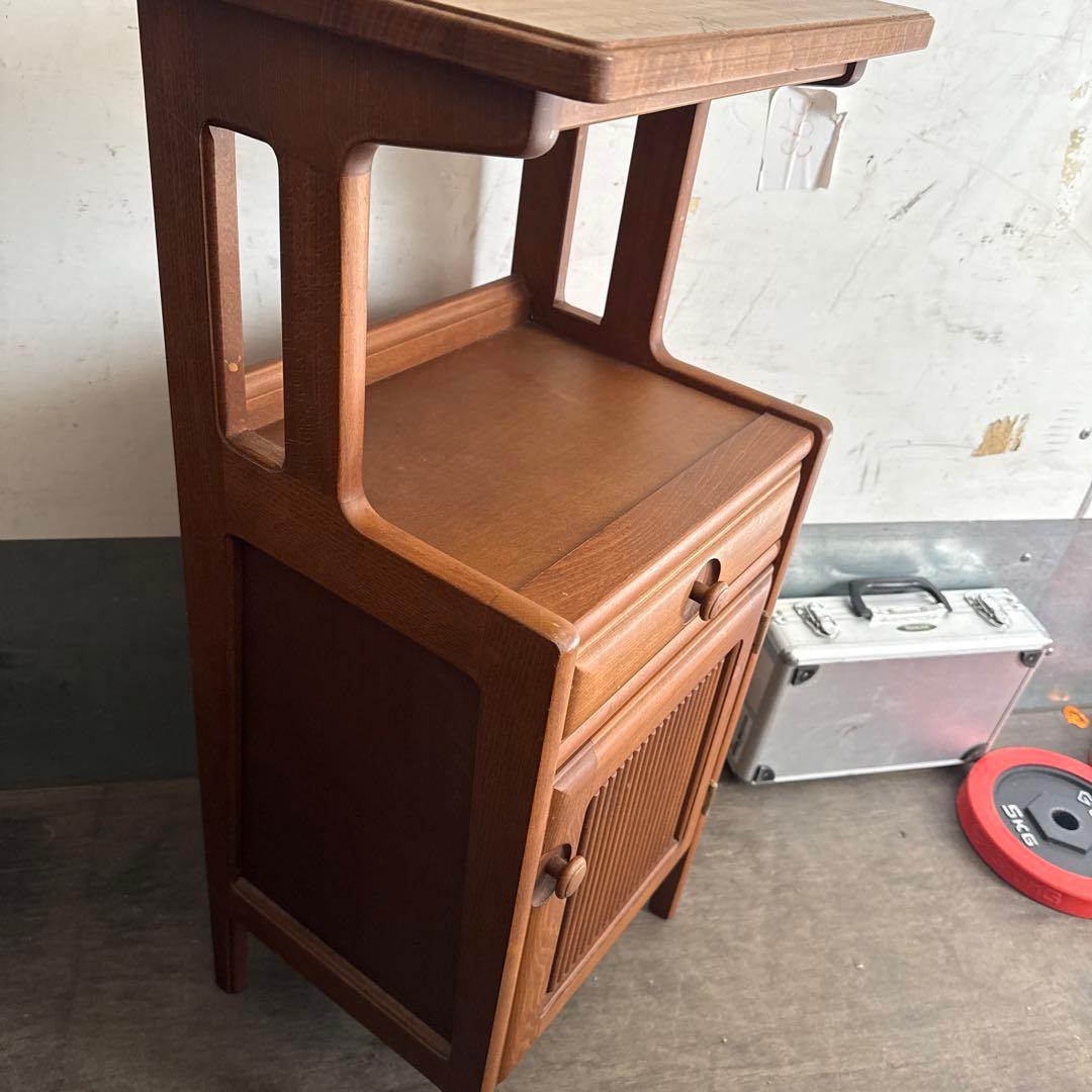 カリモク　karimoku 木製サイドテーブル 天然木電話台 インテリア