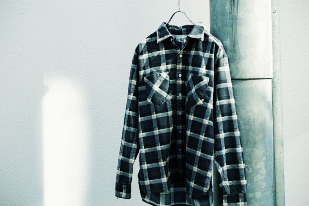 UNUSED WISM別注　ネルシャツ　2着セット