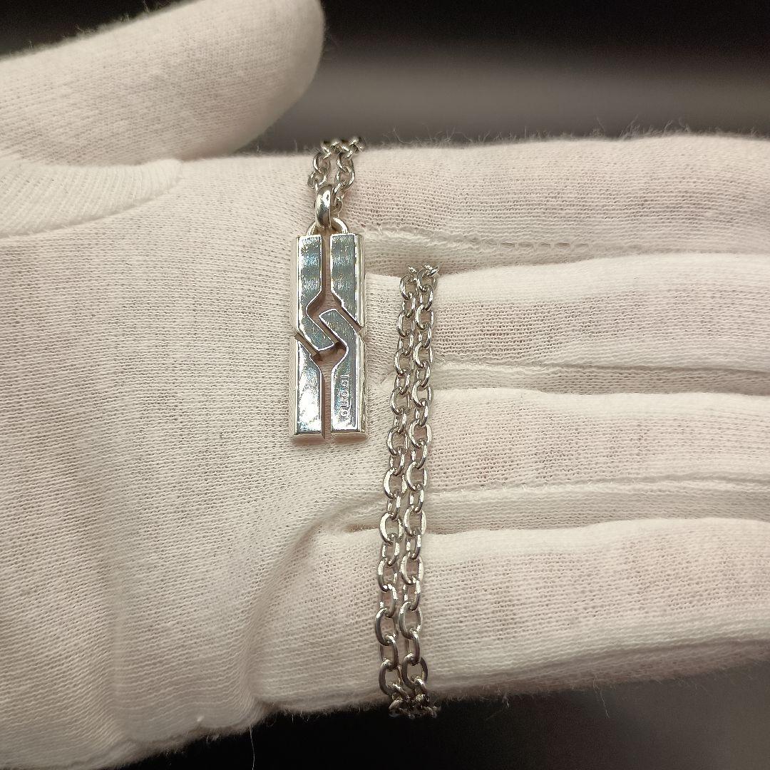 GUCCI ノット インフィニティ ネックレス SILVER925
