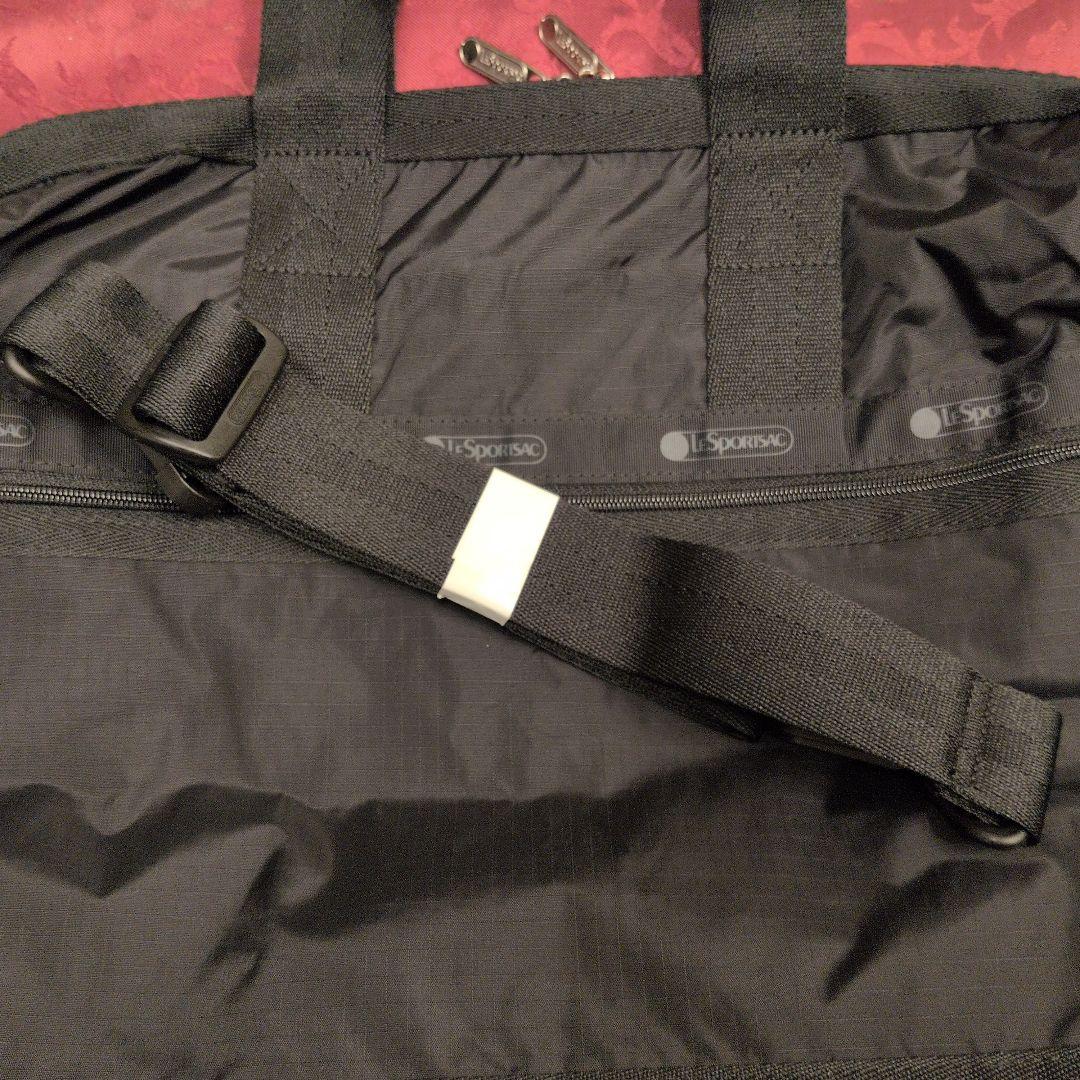 LESPORTSAC ブラックボストンバッグ