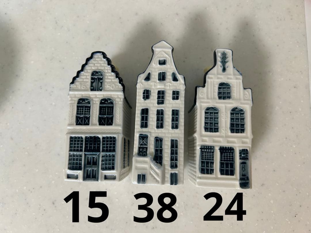 【3点セット】KLMオランダ航空　BOLS デルフトブルーハウス