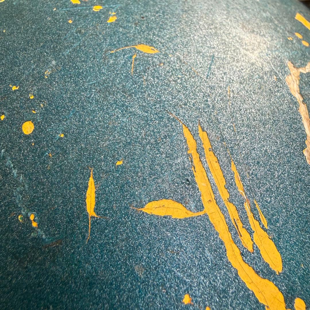 ヴィンテージ　ジェットヘルメット 1960年代　イエローシールド　装飾用　小帽体