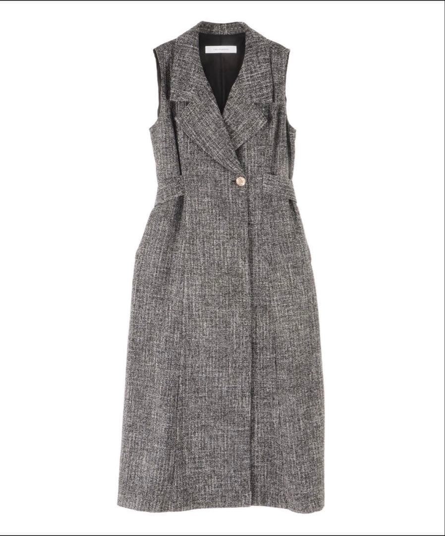 ツイードメタルボタンテーラードジャンパースカート LAGUNAMOON