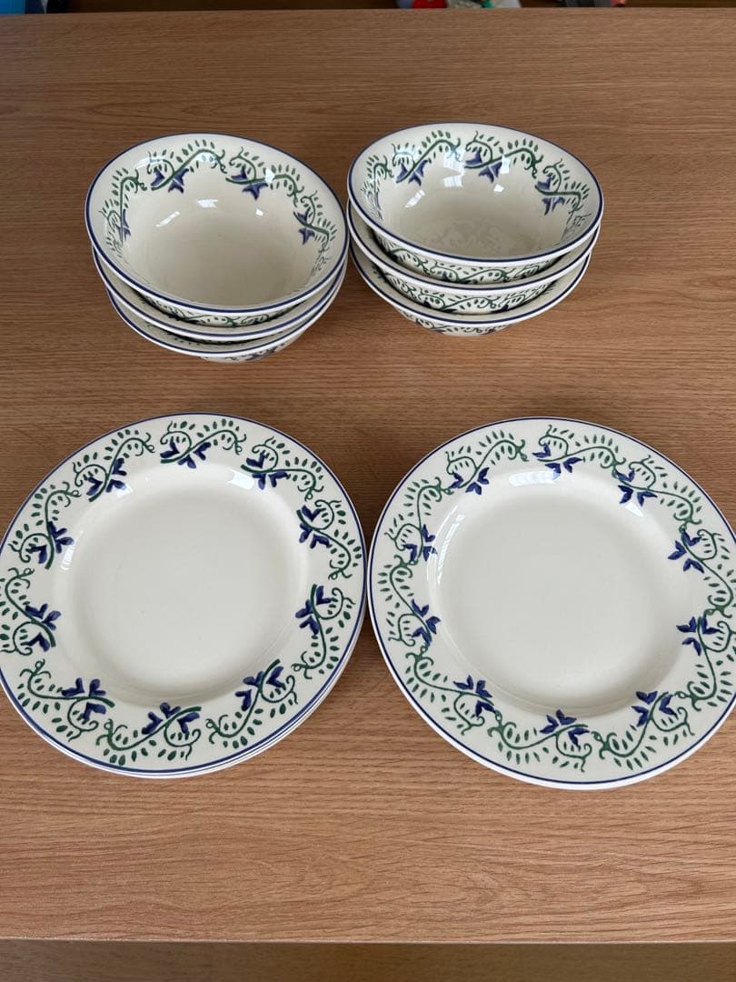 アフタヌーンティー　プレート6皿&ボウル6皿セット