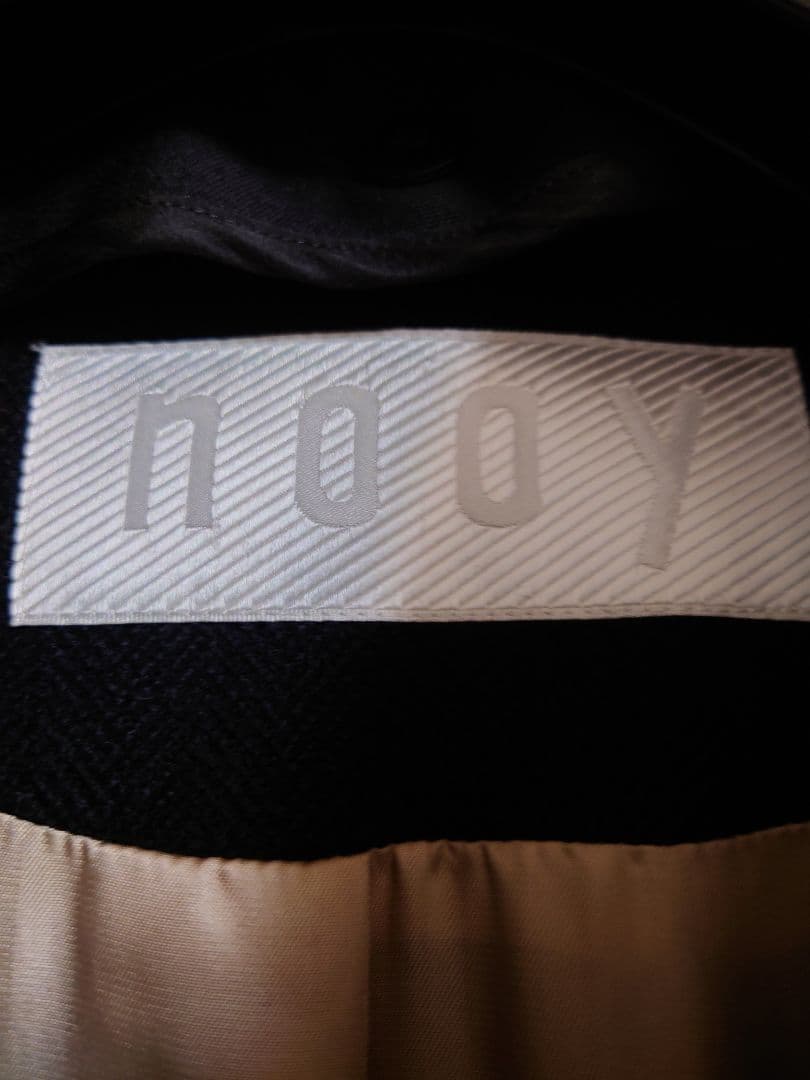 nooy　ヌーイ 付け襟コート　黒